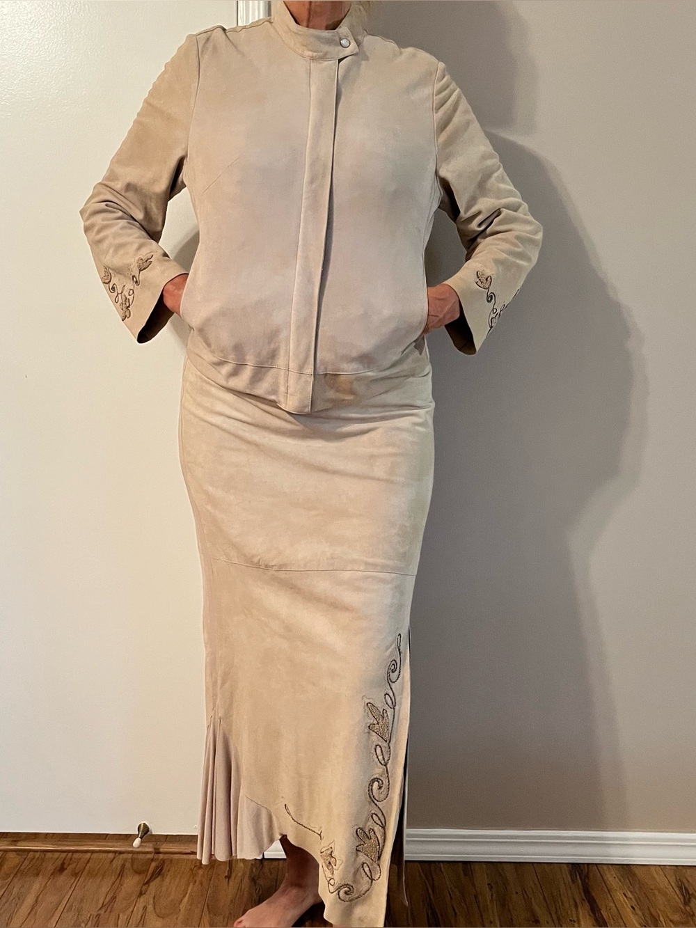 Mazzi Suede Skirt & Jacket